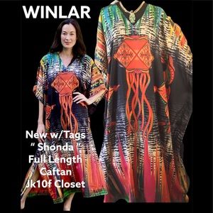 LOWEST🌺 NWT WINLAR CHINESE LANTERN COVERUP/ CAFTAN